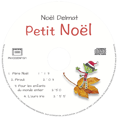 Sérigraphie CD Petit Noël